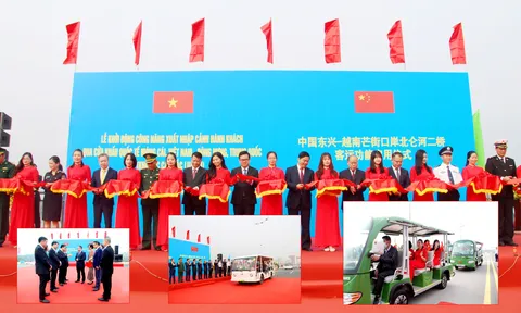 Quảng Ninh: Lễ khởi động công năng xuất, nhập cảnh hành khách qua Cửa khẩu Quốc tế Móng Cái (Khu vực cầu Bắc Luân II)