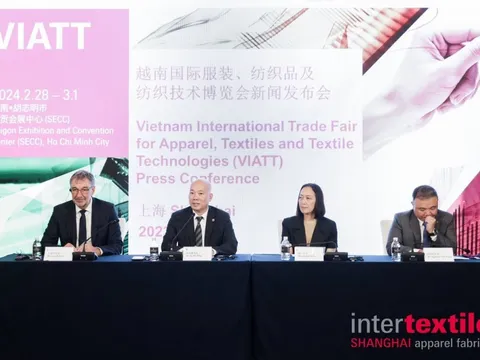 Họp báo giới thiệu Hội chợ Triển lãm Thương mại quốc tế về may mặc và Công nghệ dệt may