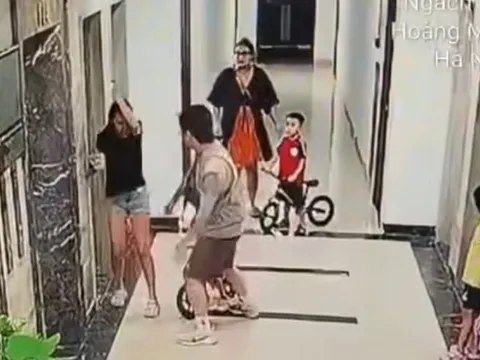 Bắt khẩn cấp đối tượng hành hung một phụ nữ tại chung cư Sky Central